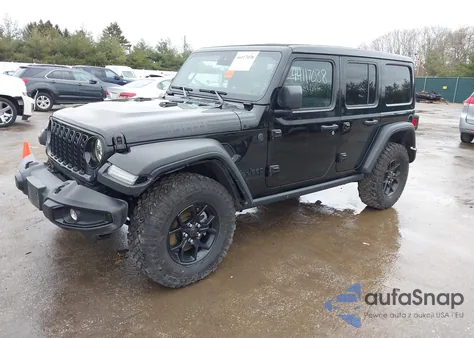 2025 Jeep Wrangler 4-Door Willys 4X4 from USA, damaged, VIN 1C4PJXDN5SW539837